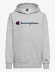 Champion - Hooded Sweatshirt - hættetrøjer - new oxford grey melange - 0
