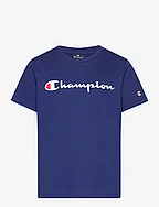 Crewneck T-Shirt - BELLWETHER BLUE