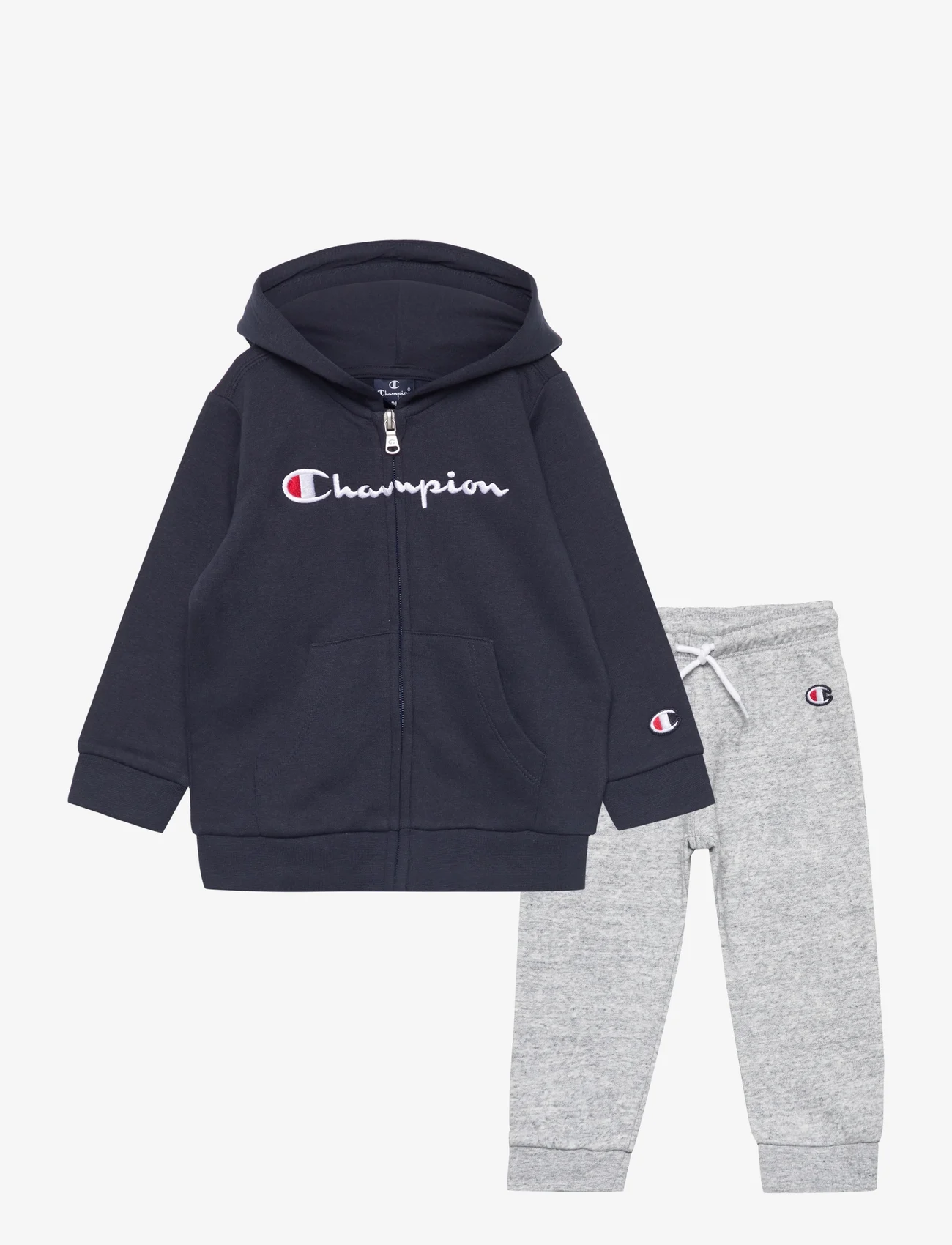 Champion - Hooded Full Zip Suit - sweatsuits - sky captain - 0