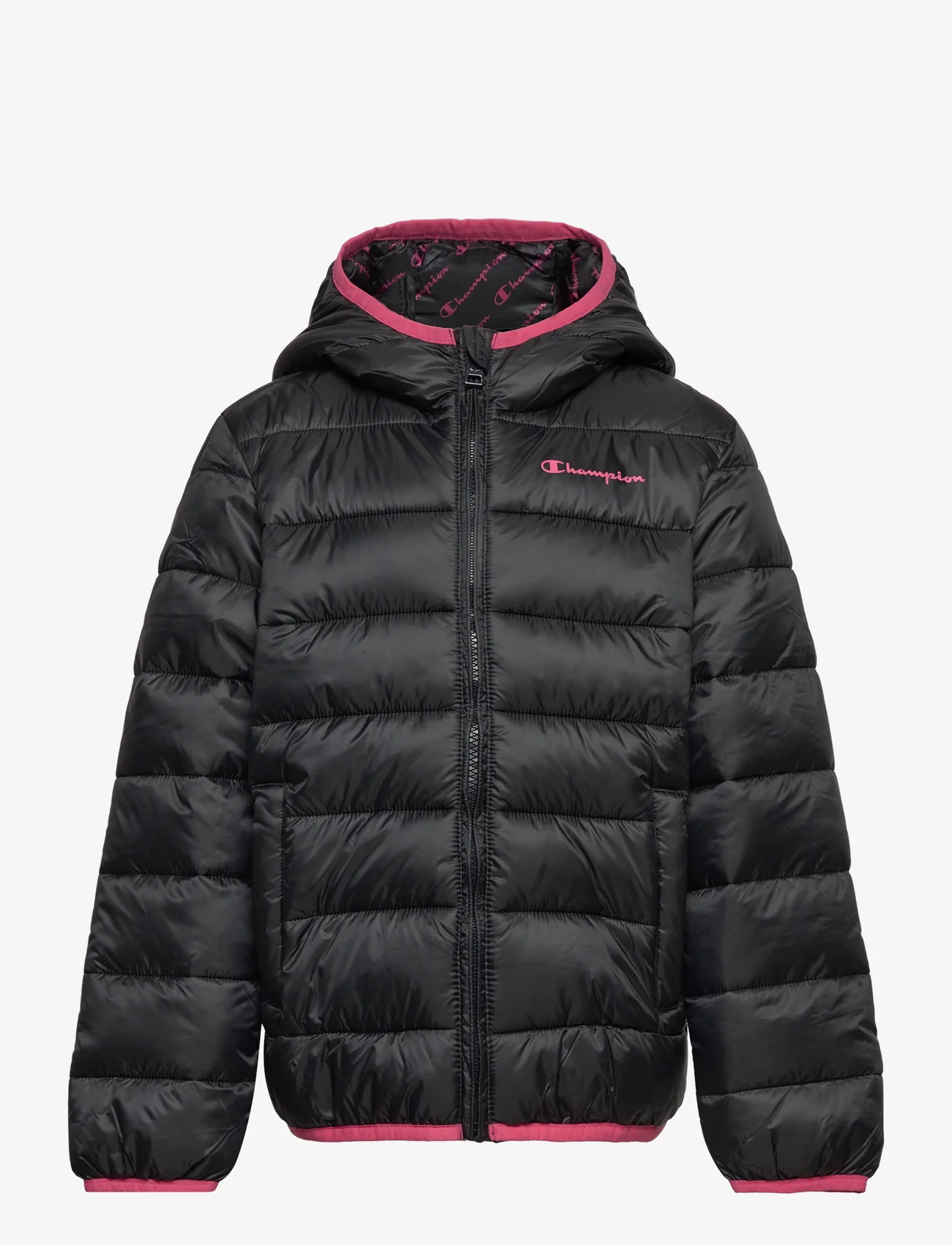Champion - Hooded Jacket - insulated jackets - black beauty - 0
