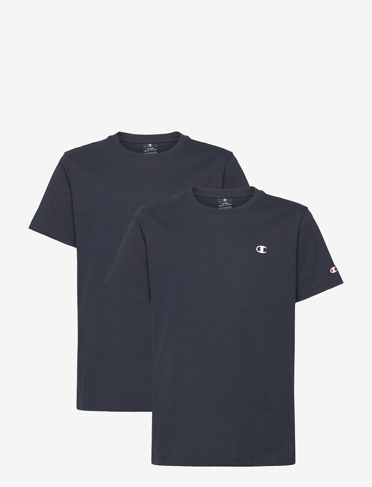 Champion - 2 pack SS Tee - efterårstøj - bs501-nny/nny-ns - 0
