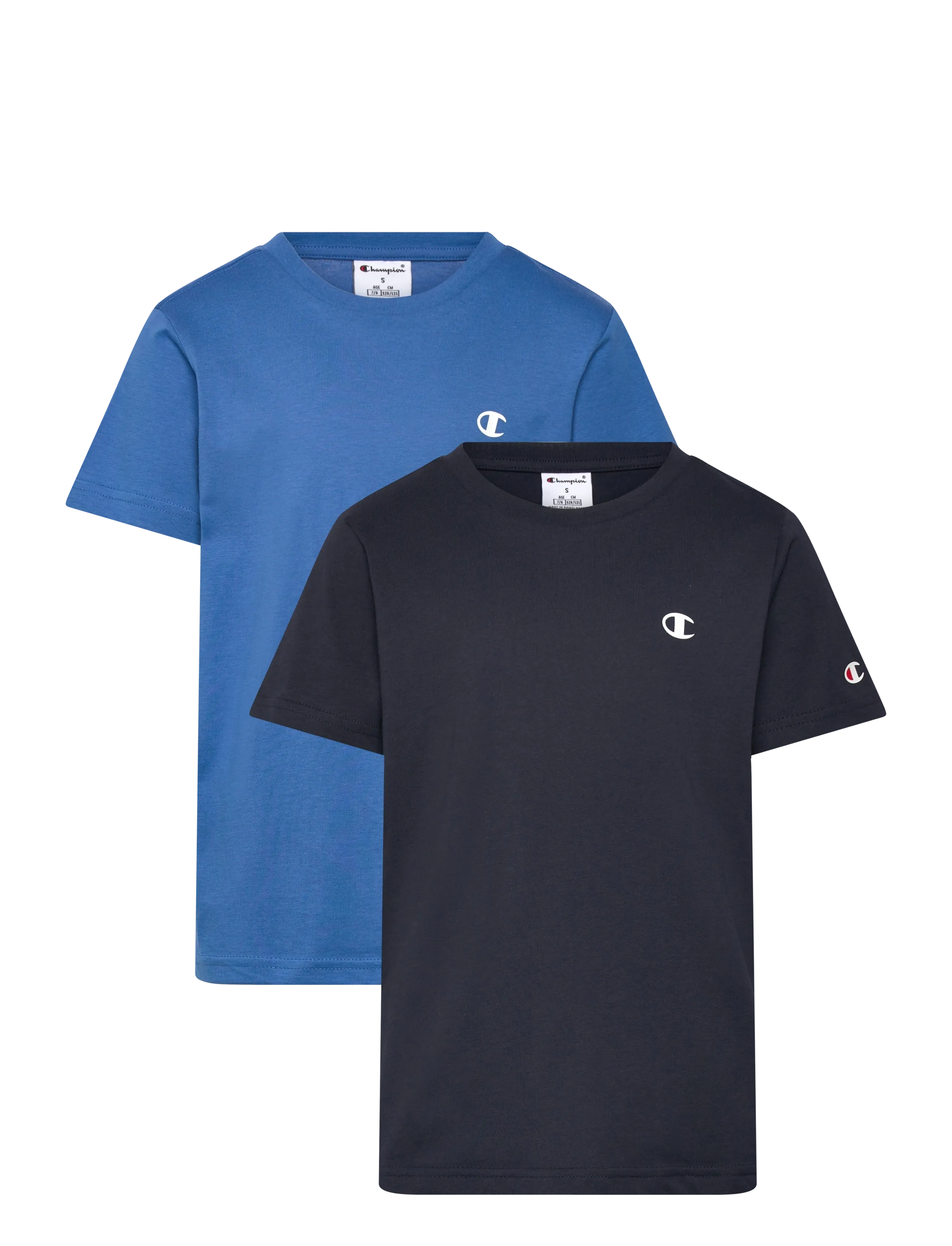 Champion 2 Pack Ss Tee, 102-107, Blue, T-Shirts > Kortærmede, Børn