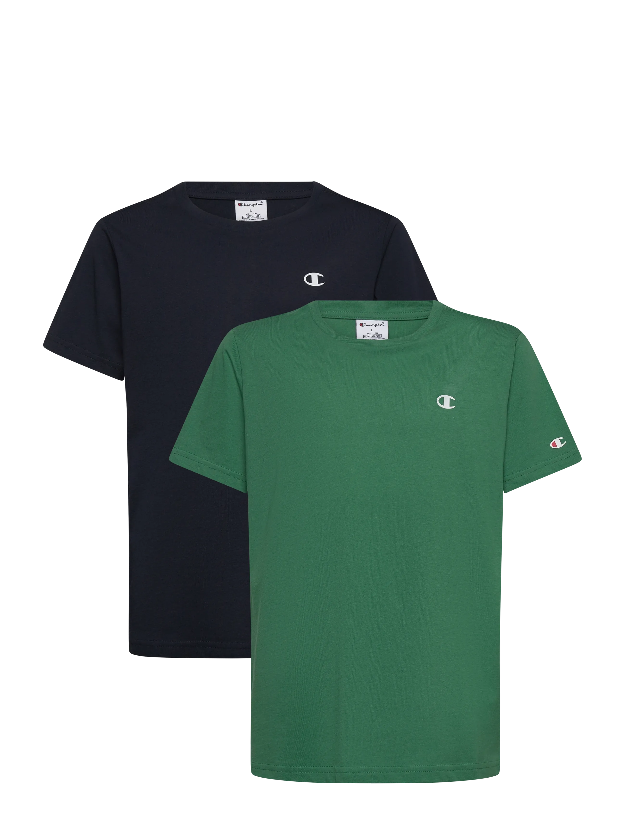 Champion 2 Pack Ss Tee, 102-107, Green, T-Shirts > Kortærmede, Børn