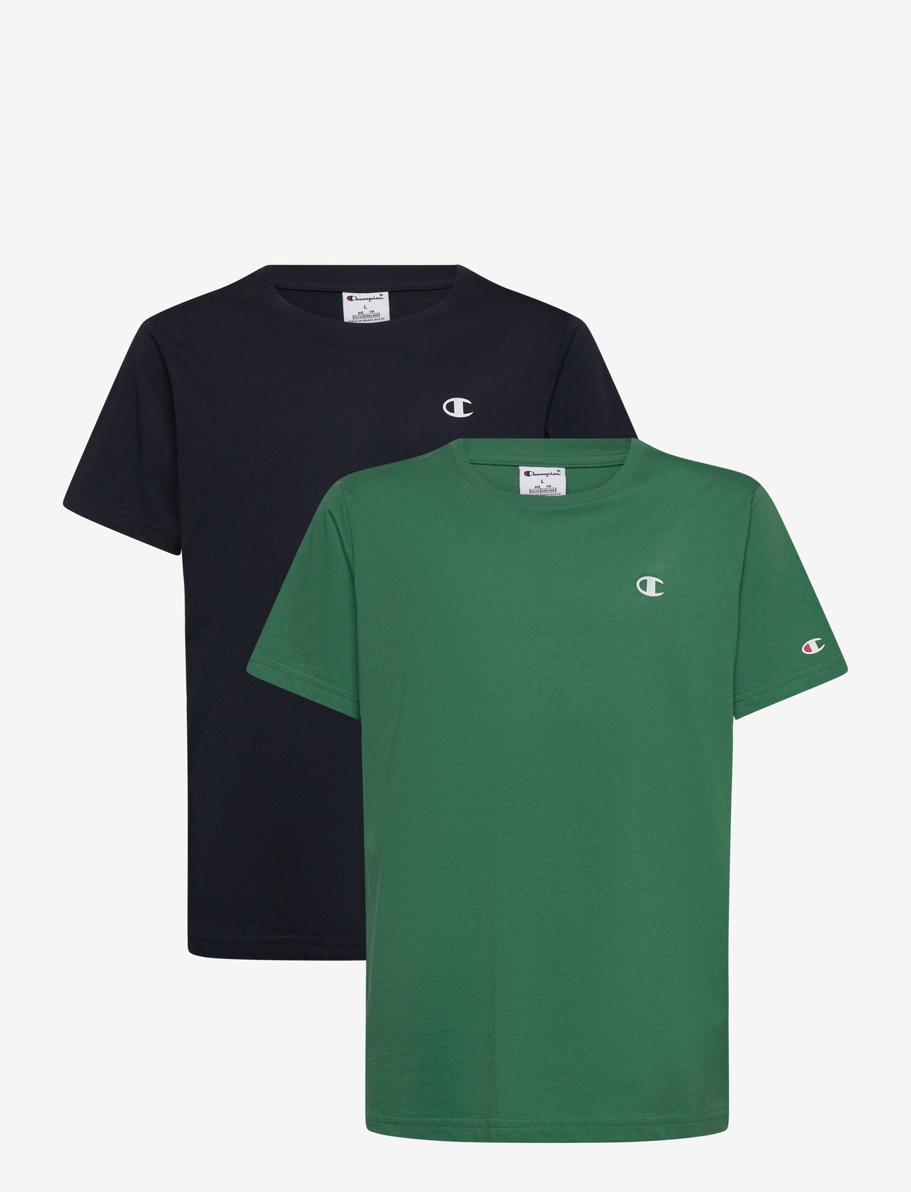 Champion - 2 pack SS Tee - lühikeste varrukatega t-särgid - bs518-nny/foli - 0