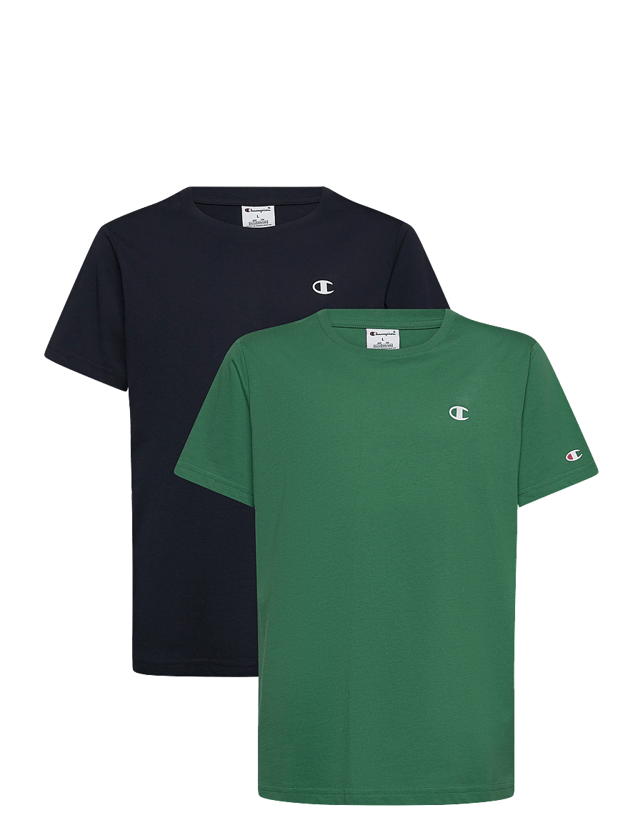 Champion - 2 pack SS Tee - kurzärmelig - bs518-nny/foli - 0