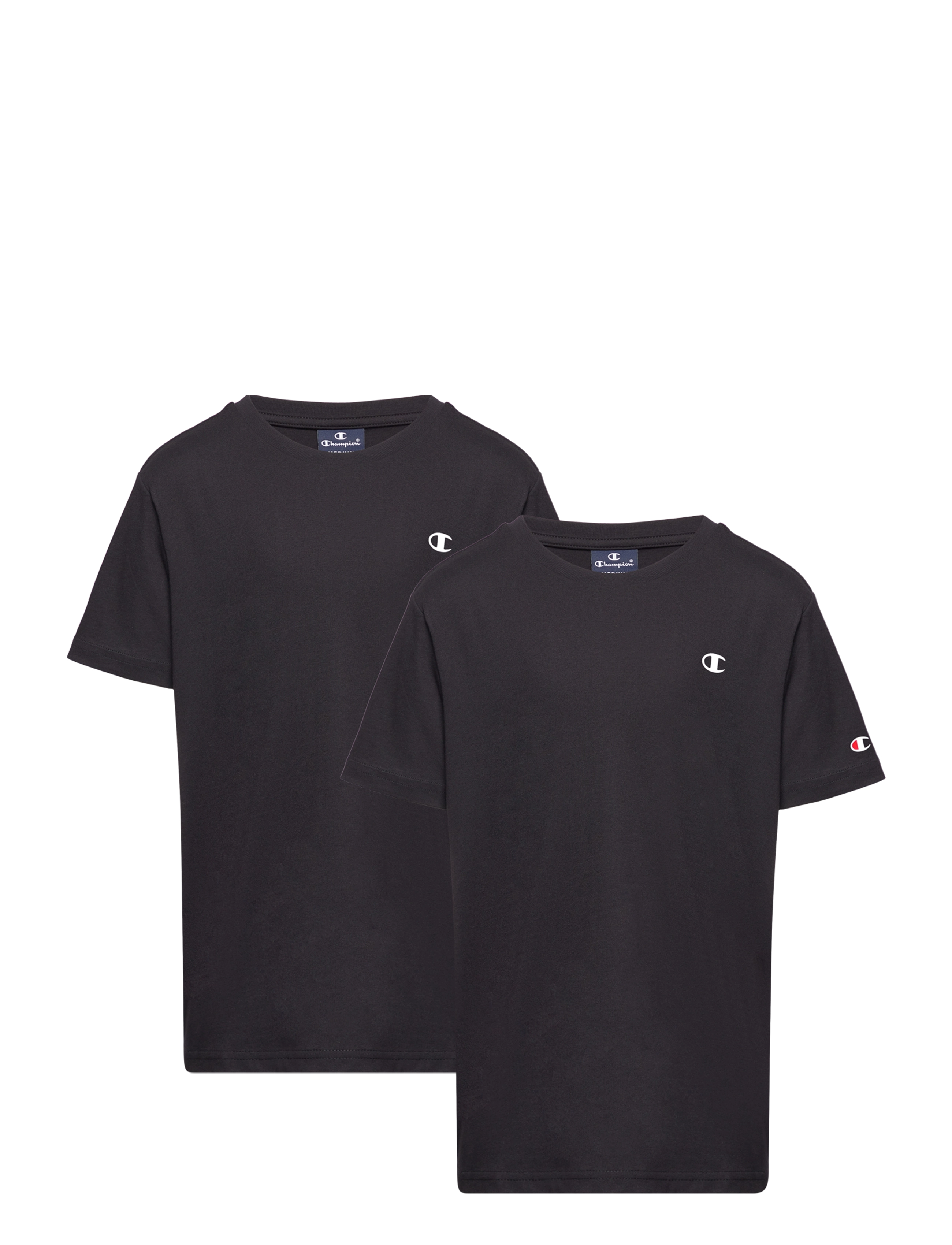 Champion 2 Pack Ss Tee, 102-107, Black, T-Shirts > Kortærmede, Børn