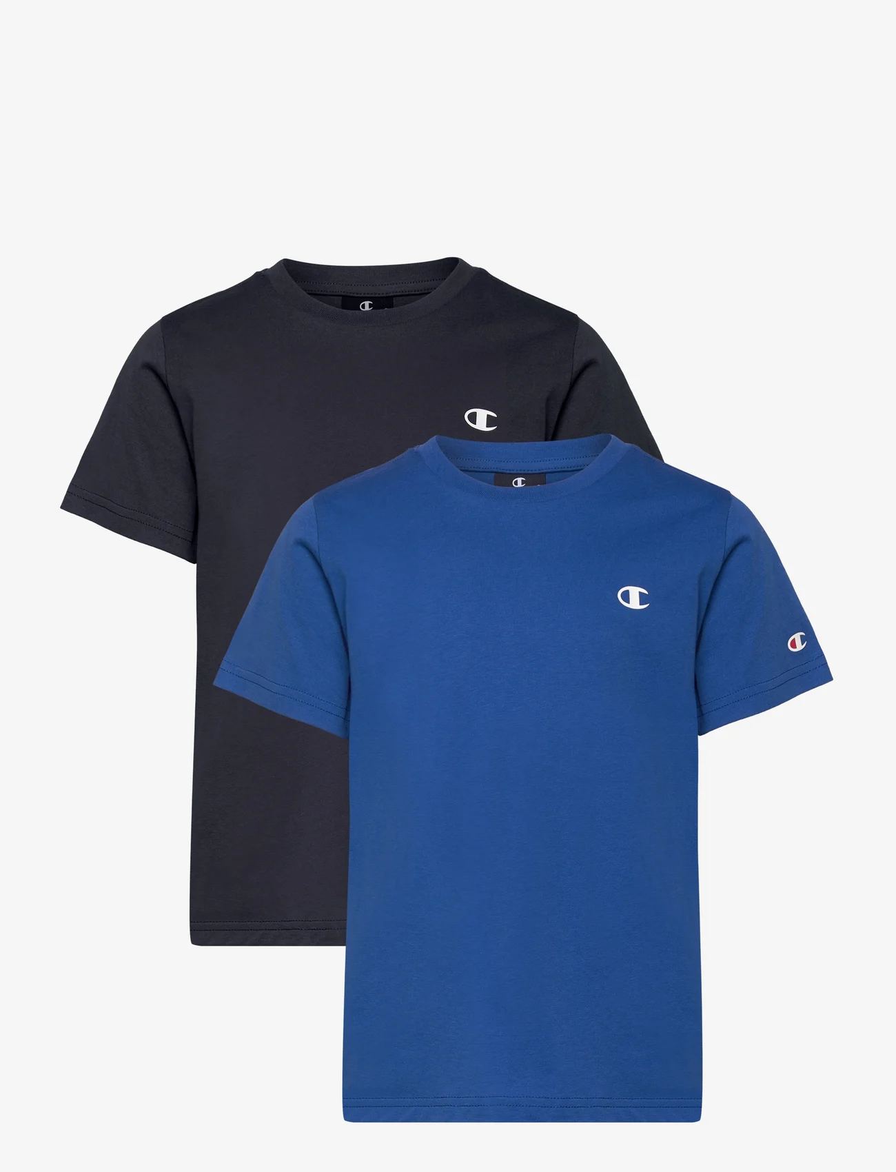 Champion - 2pack Crew-Neck - kortärmade t-shirts - nautical blue - 0