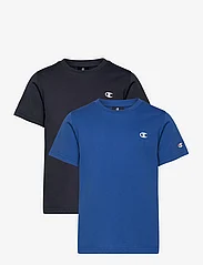 Champion - 2pack Crew-Neck - kortærmede t-shirts - nautical blue - 0