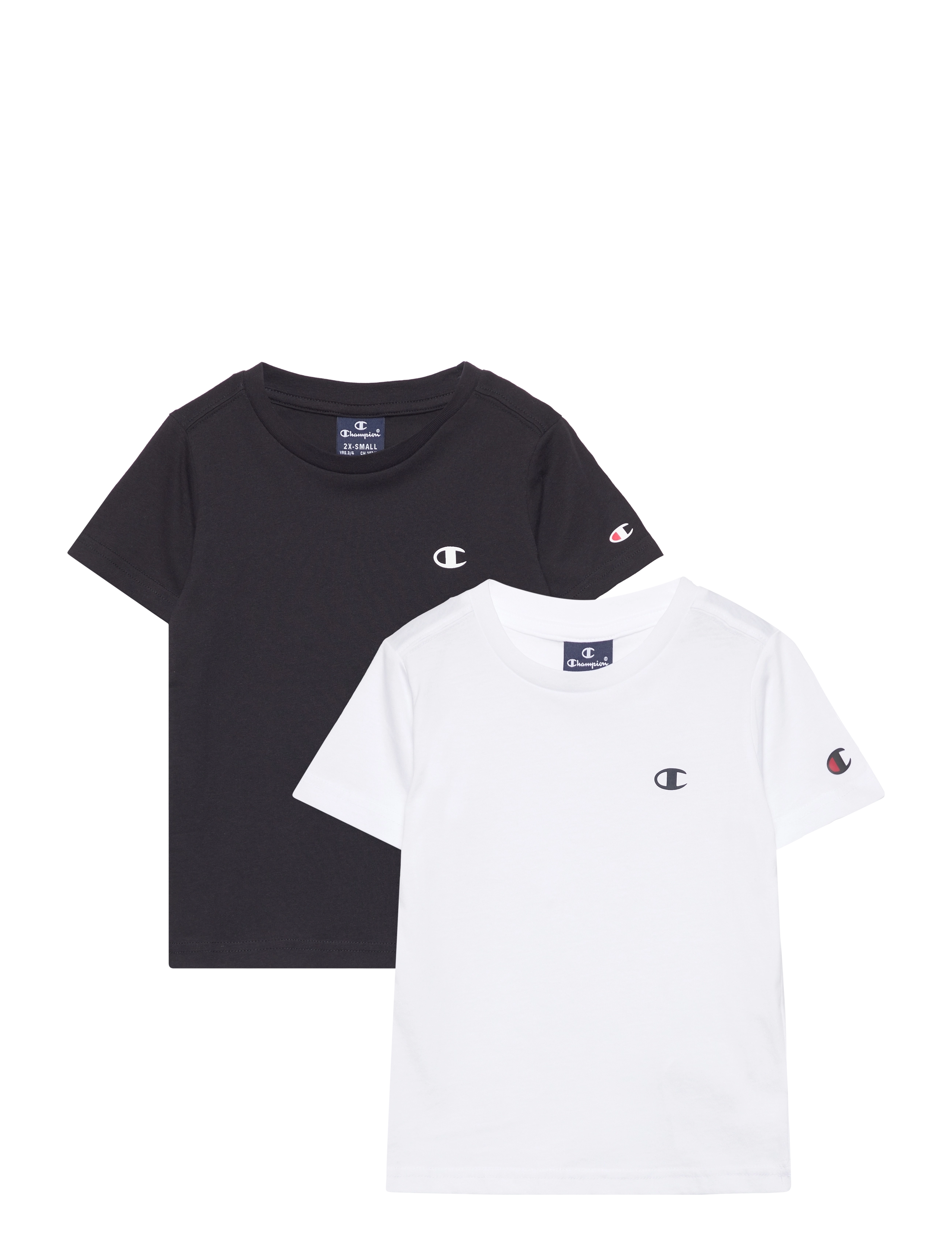 Champion 2 pack SS Tee - Champion - WW001-WHT/NBK-NS / white
