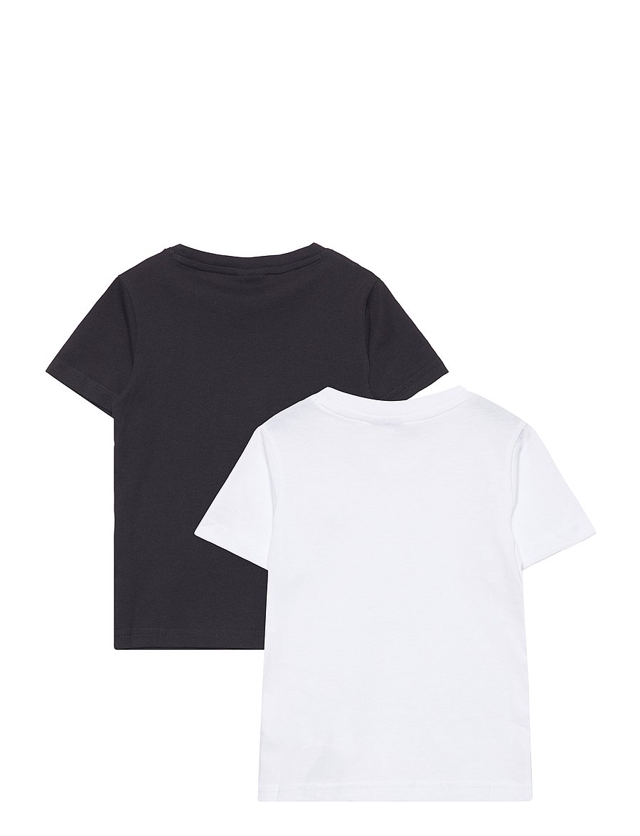 Champion - 2 pack SS Tee - kortärmade t-shirts - ww001-wht/nbk-ns - 2