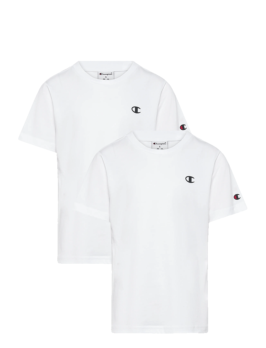 Champion - 2 pack SS Tee - kurzärmelig - ww006-wht/wht - 0