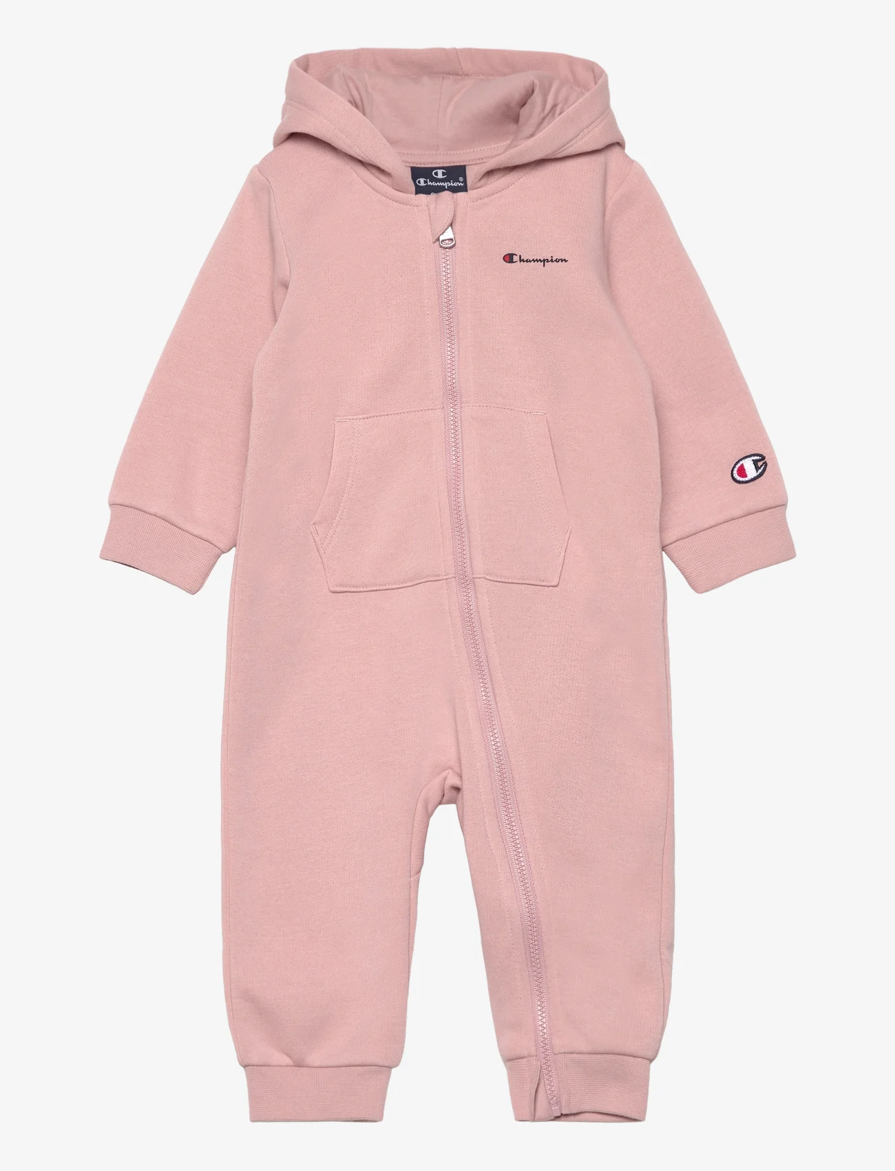 Champion - Hooded Rompers - fleece coveralls - pale hauve - 0