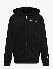 Champion - Hooded Full Zip Sweatshirt - huvtröjor - black beauty - 0
