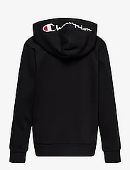 Champion - Hooded Full Zip Sweatshirt - hættetrøjer - black beauty - 1