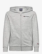 Hooded Full Zip Sweatshirt - NEW OXFORD GREY MELANGE