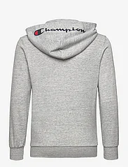 Champion - Hooded Full Zip Sweatshirt - hættetrøjer - new oxford grey melange - 1