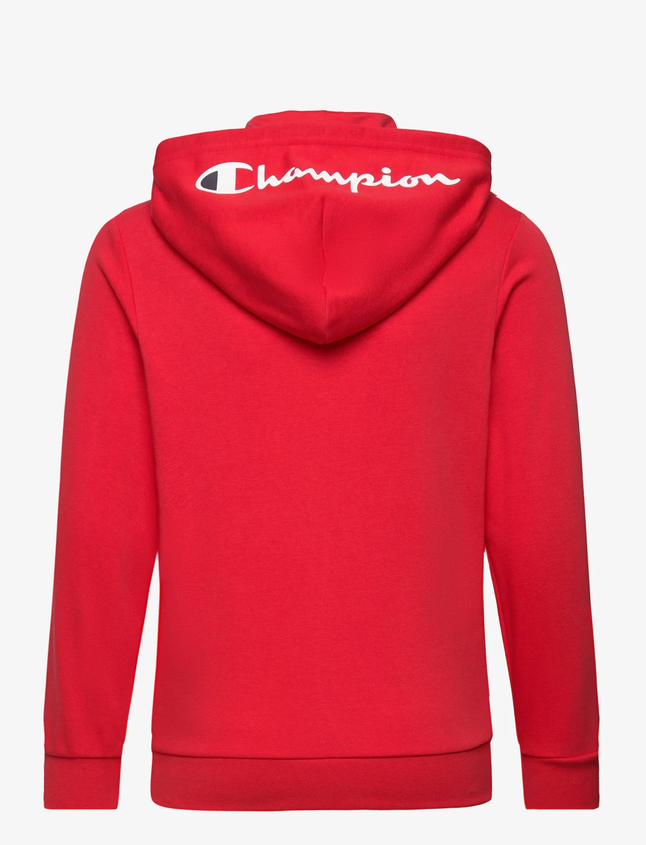 Champion - Hooded Full Zip Sweatshirt - hættetrøjer - true red - 1