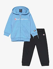 Champion - Hooded Full Zip Suit - träningsoveraller - alaskan blue - 0