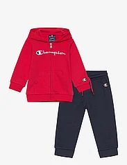 Champion - Hooded Full Zip Suit - jogginganzüge - true red - 0