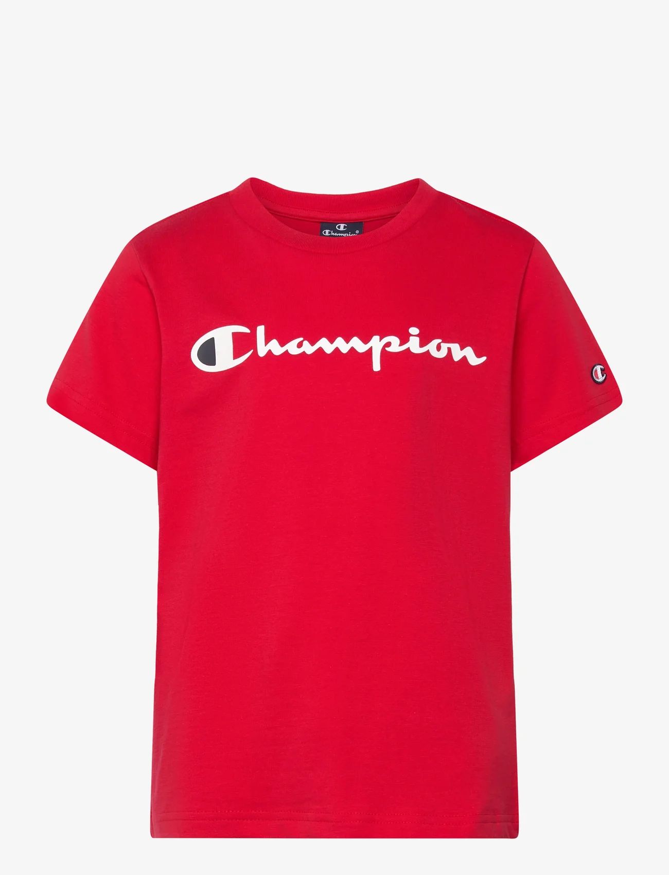 Champion - Crewneck T-Shirt - kortærmede t-shirts - true red - 0