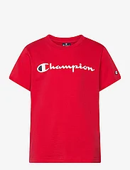 Champion - Crewneck T-Shirt - kortærmede t-shirts - true red - 0