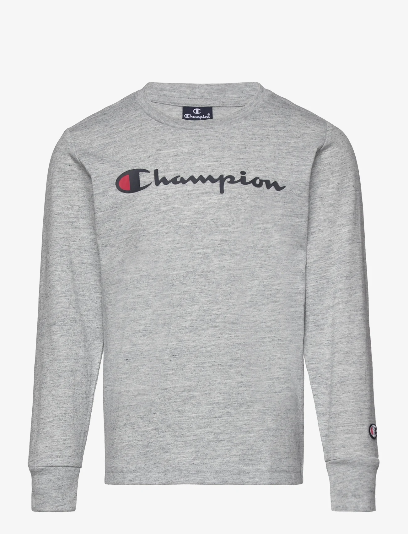 Champion - Long Sleeve T-Shirt - langærmede t-shirts - new oxford grey melange - 0