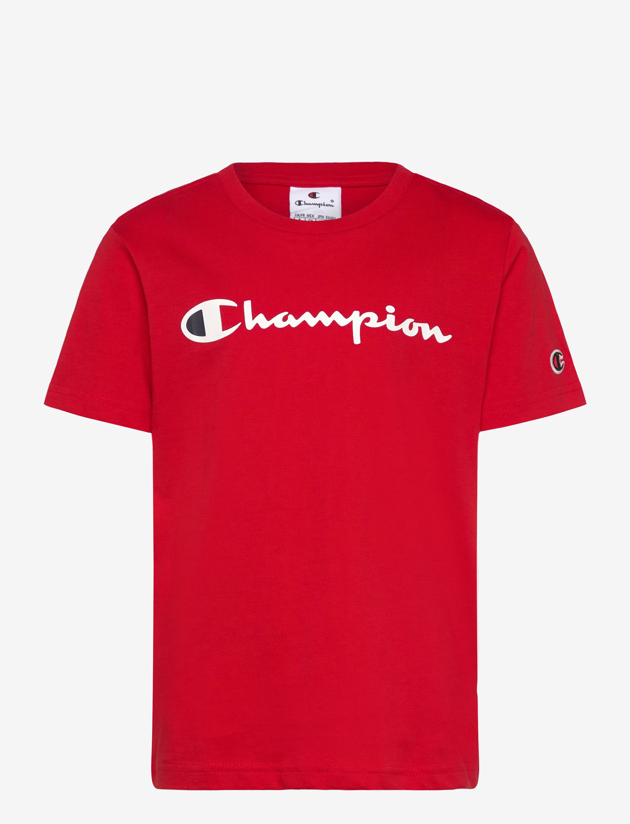 Champion - SS Tee - kortärmade t-shirts - spirited red - 0