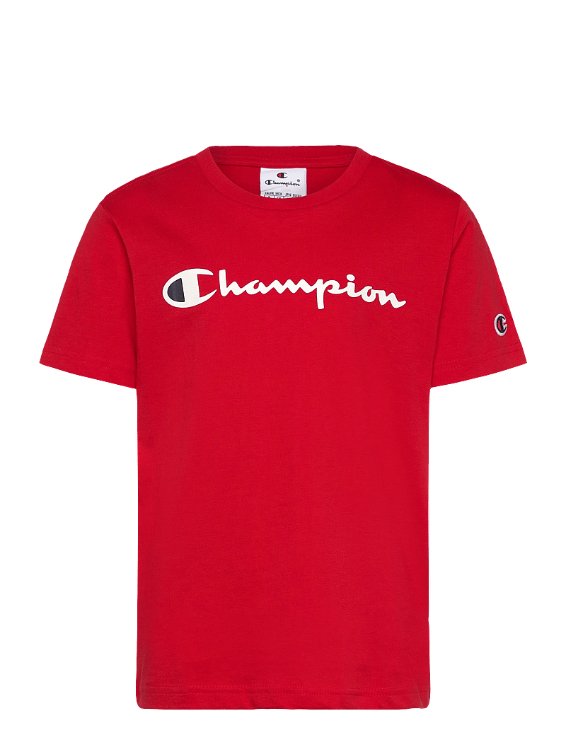 Champion - SS Tee - kortärmade t-shirts - spirited red - 0