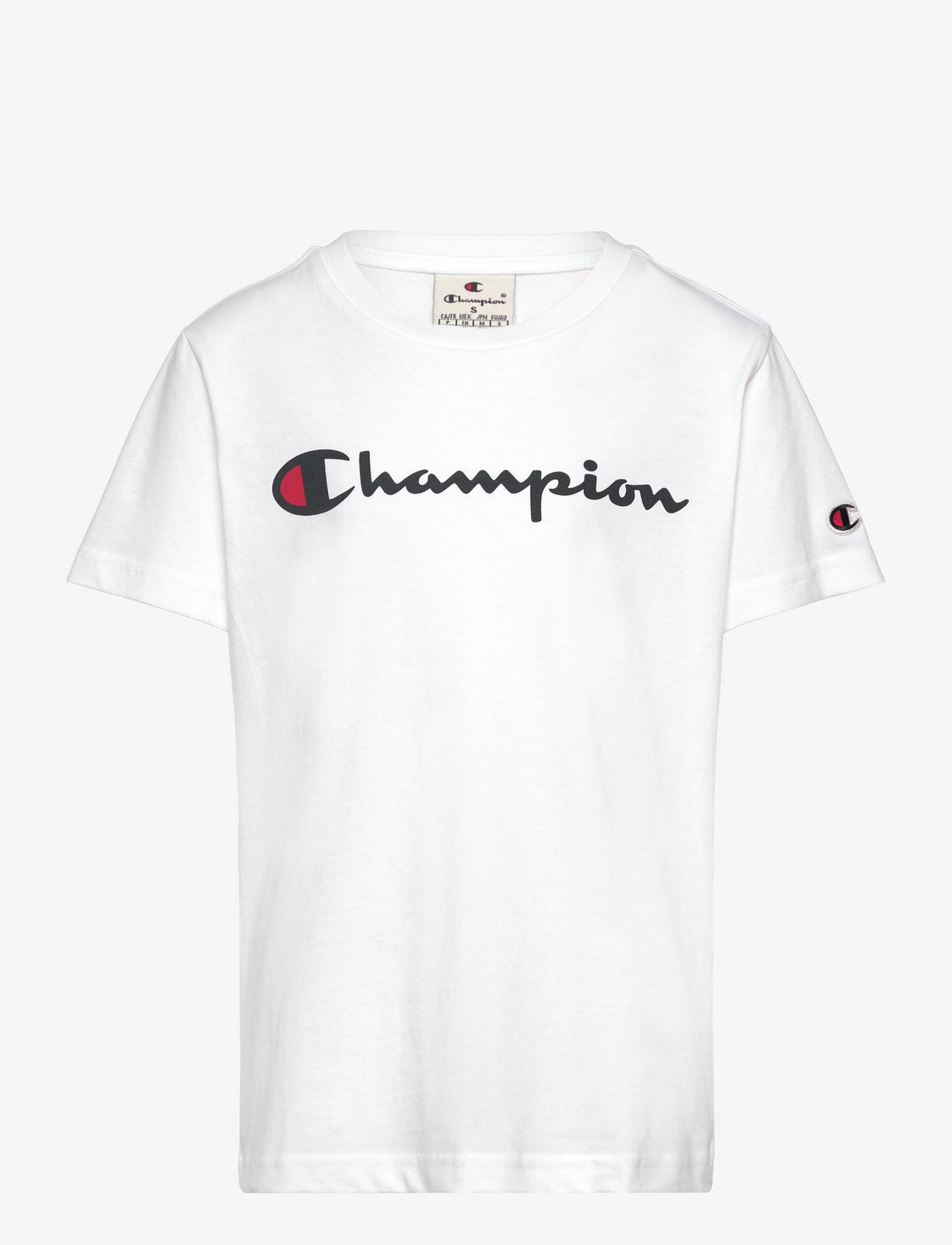 Champion - SS Tee - kortärmade t-shirts - white - 0