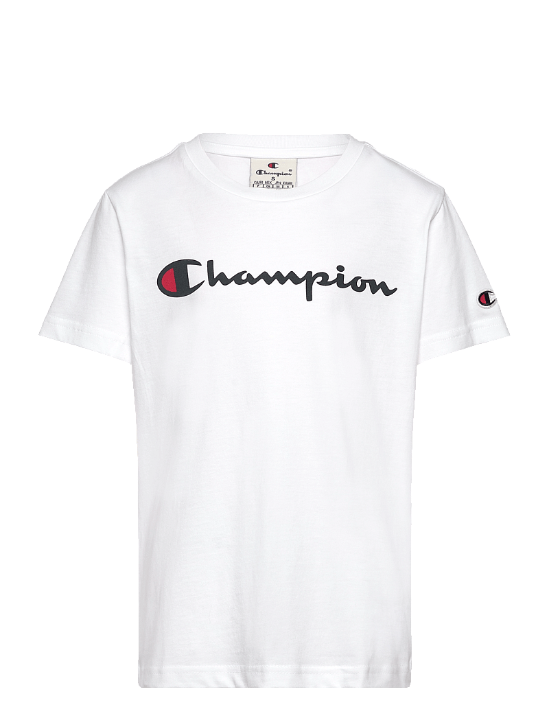 Champion - SS Tee - kortärmade t-shirts - white - 0