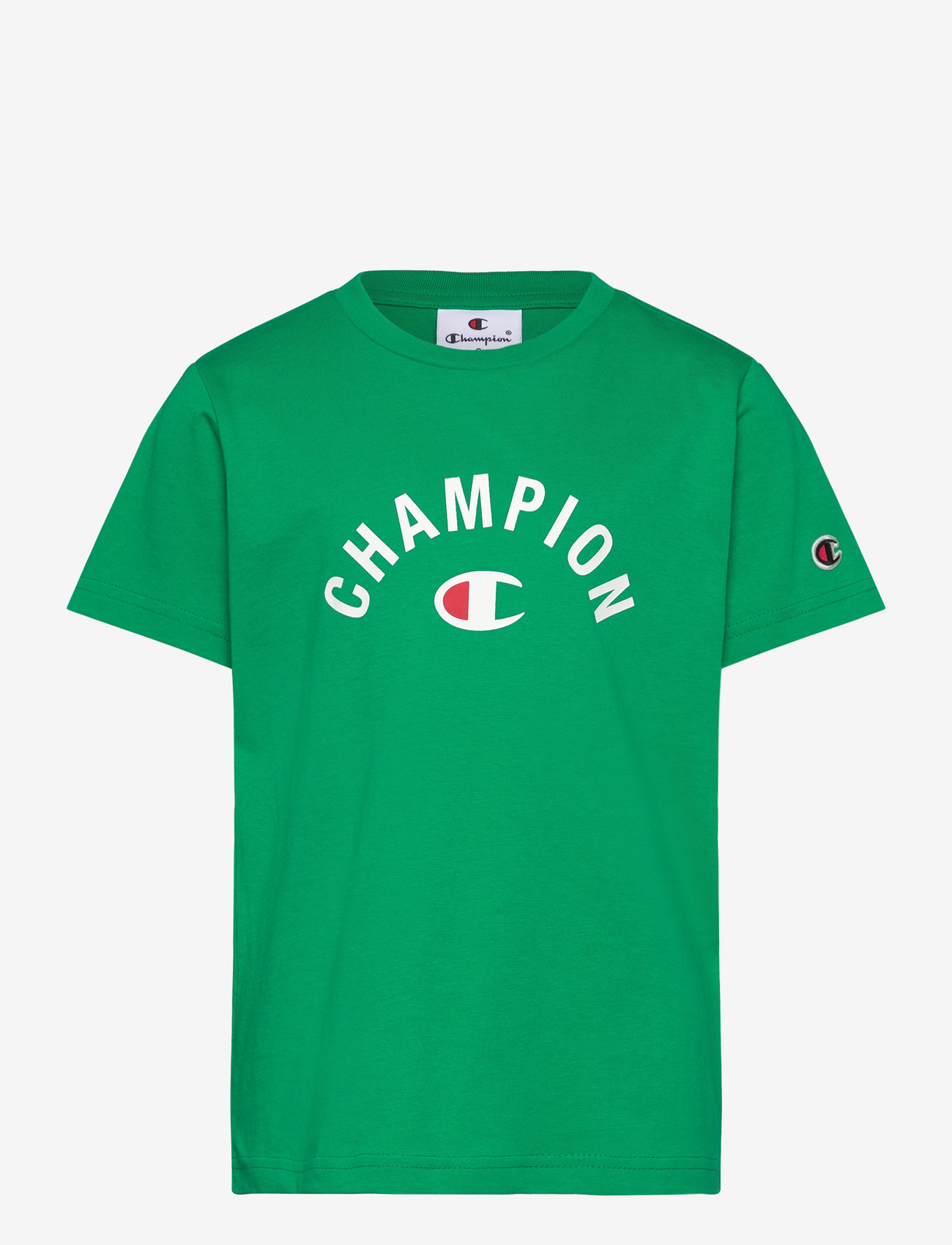 Champion - SS Tee - efterårstøj - green field - 0