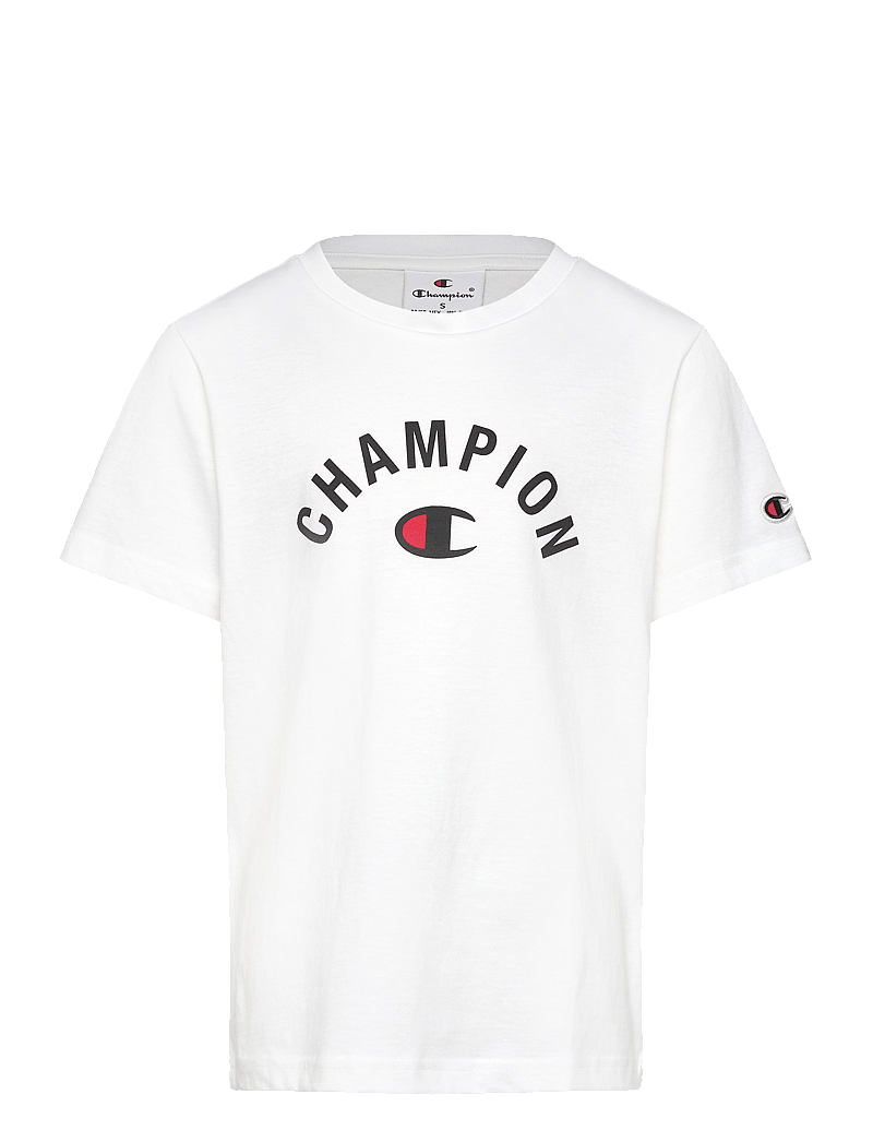 Champion - SS Tee - kortärmade t-shirts - white - 0