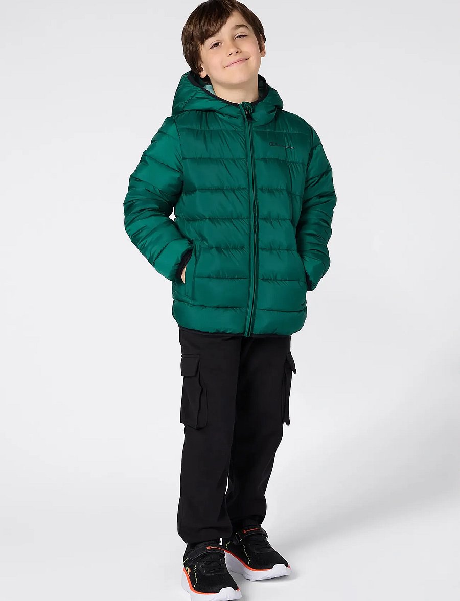 Champion - Hooded Jacket - paksud joped - forest peak green - 5