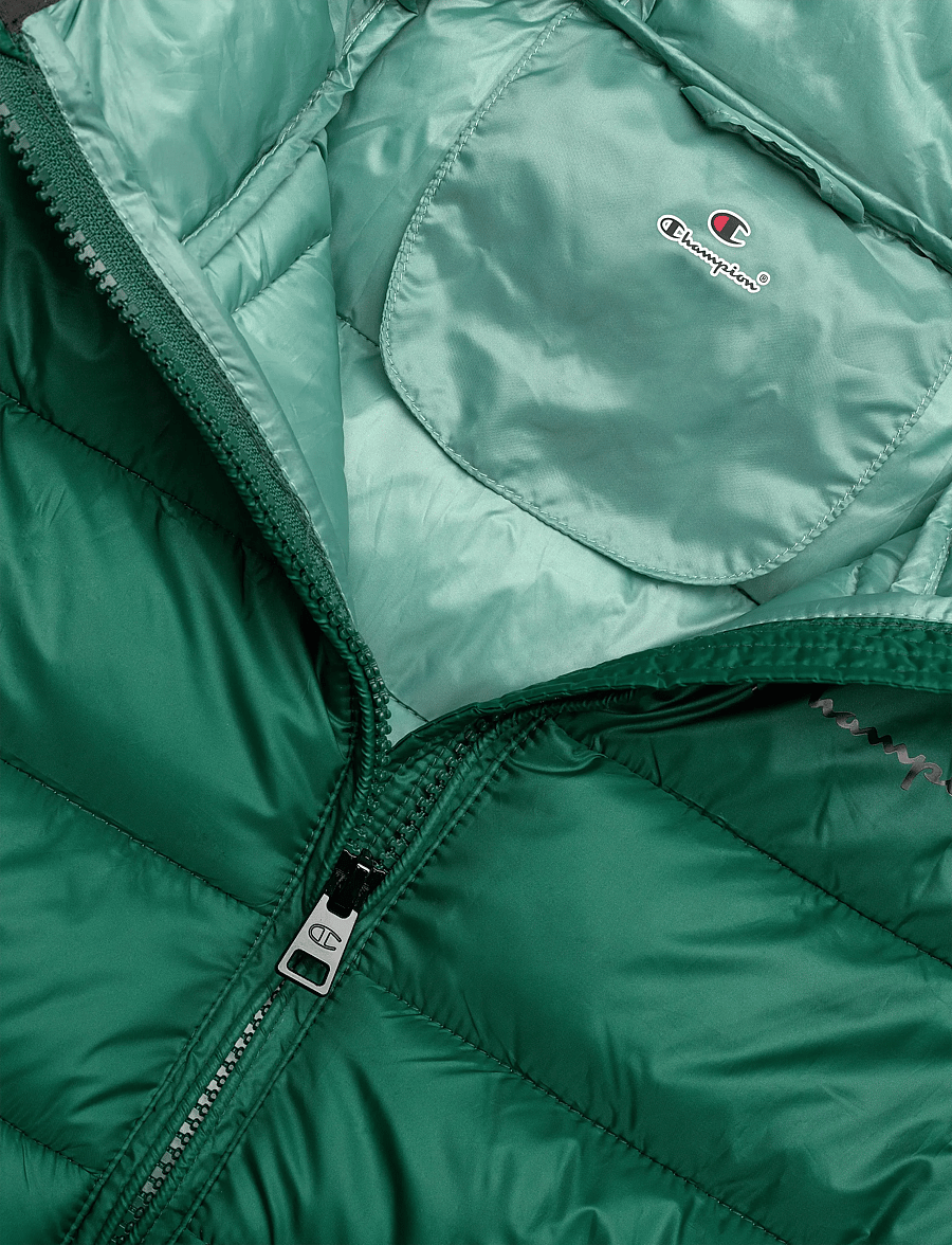Champion - Hooded Jacket - paksud joped - forest peak green - 3