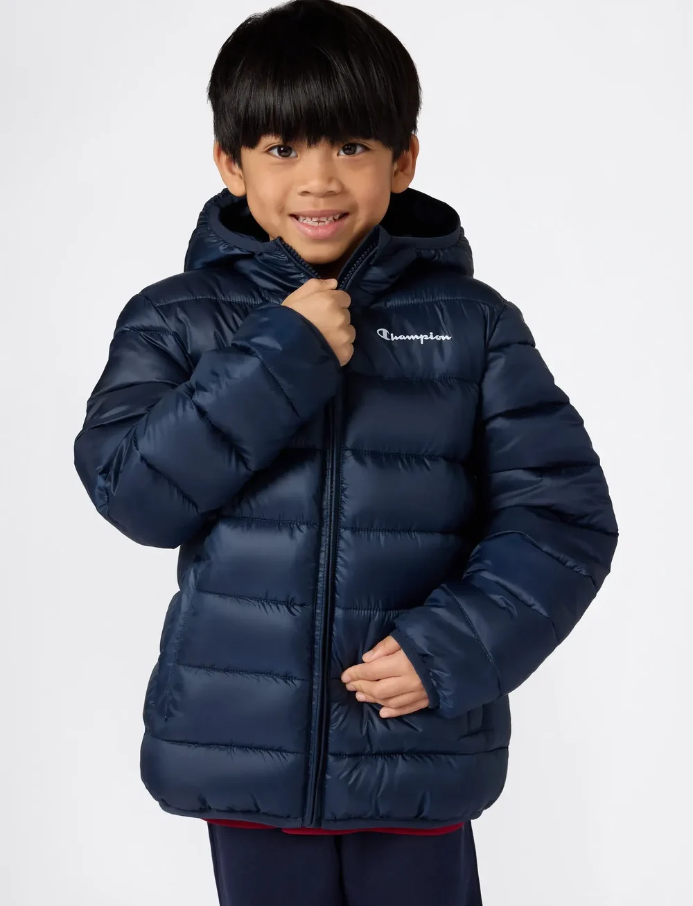 Champion - Hooded Jacket - isolerede jakker - sky captain - 0