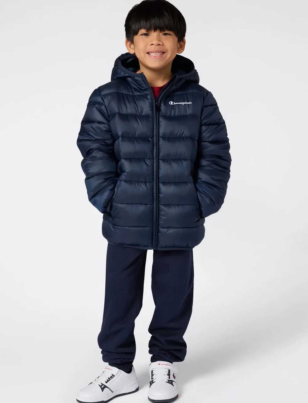 Champion - Hooded Jacket - isolerede jakker - sky captain - 4