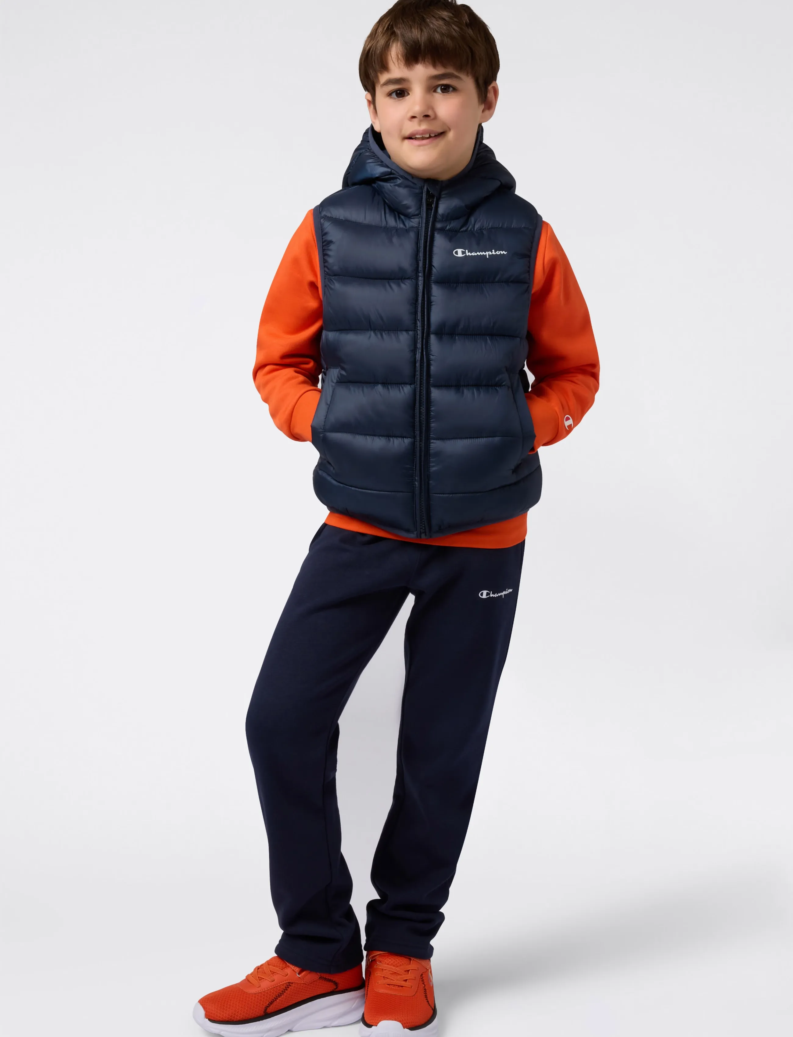 Champion - Hooded Full Zip Vest - sport - bs501-nny - 0
