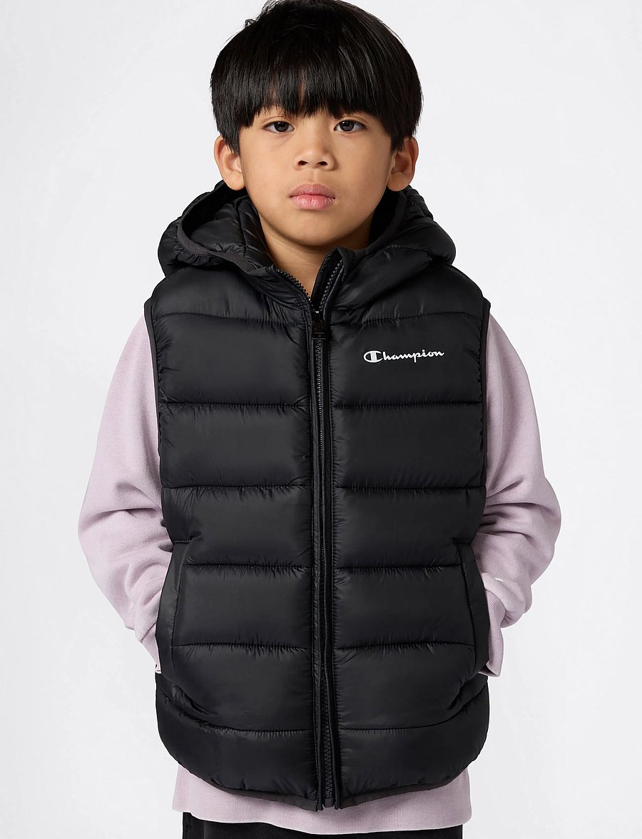 Champion - Hooded Full Zip Vest - overtøj - kk001-nbk - 4