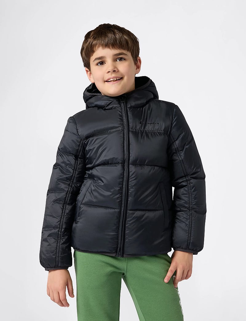 Champion - Hooded Jacket - jakas ar siltu oderi - black beauty - 0