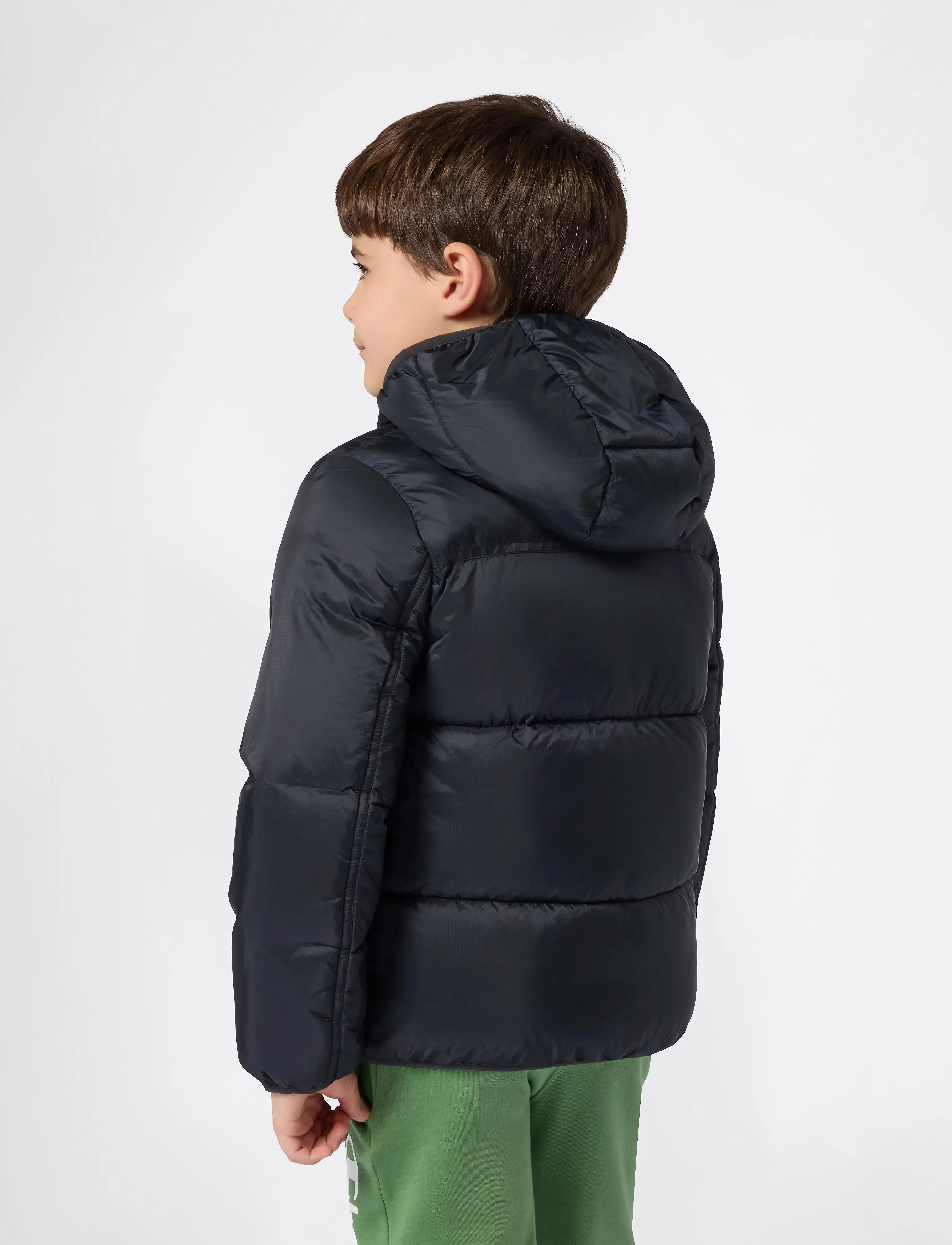 Champion - Hooded Jacket - insulated jackets - black beauty - 3