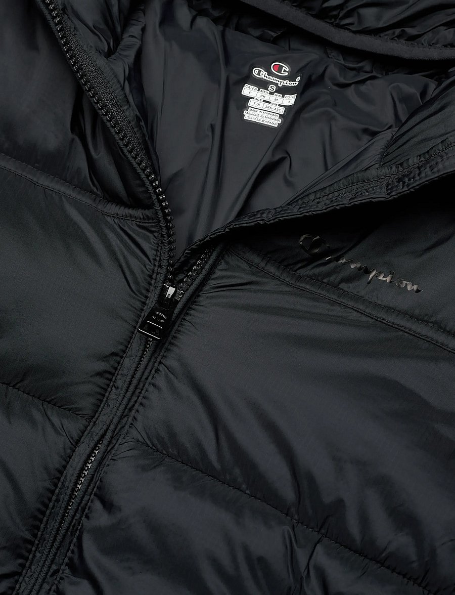 Champion - Hooded Jacket - isolierte jacken - black beauty - 5