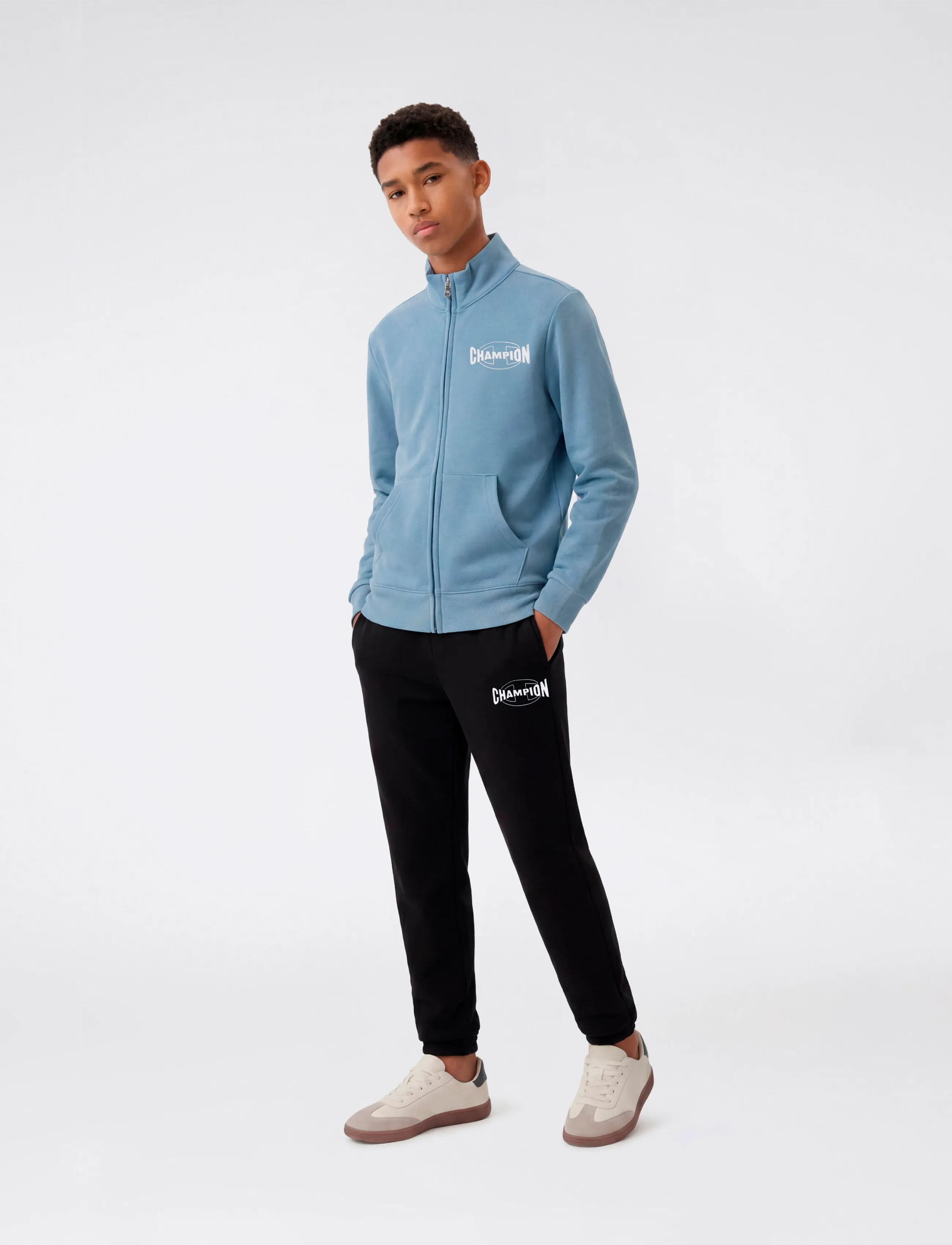 Champion Full Zip Sweatshirt - Dressipluusid ja kapuutsiga pusad - BS230-WDWB / blue