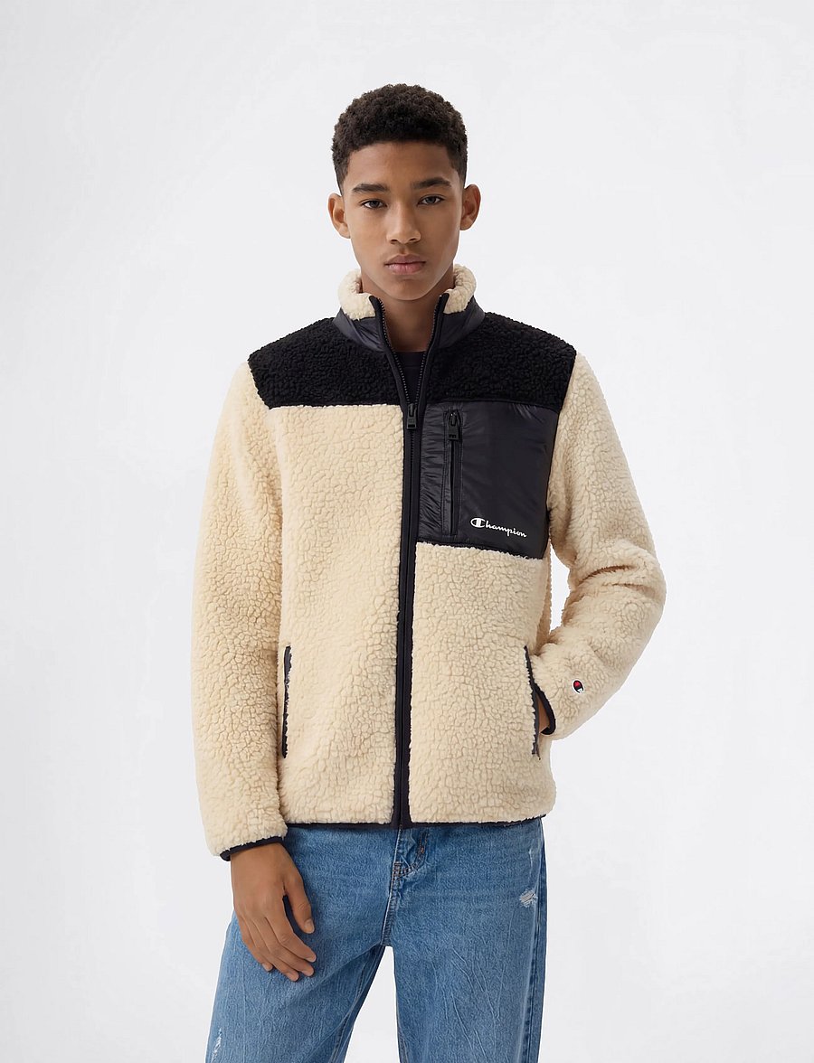 Champion - Full Zip Top - isolierte jacken - ys089-fog/fog/nbk - 2