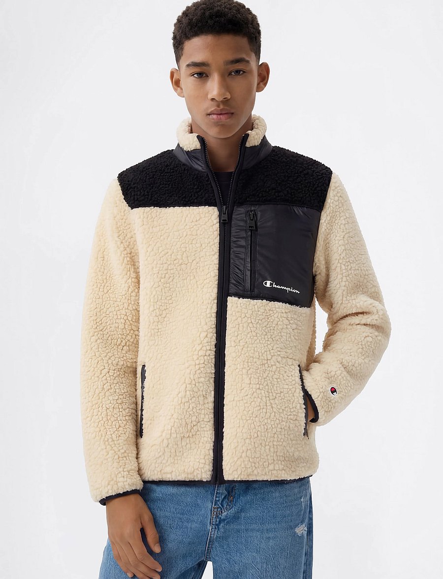 Champion - Full Zip Top - isolierte jacken - ys089-fog/fog/nbk - 4