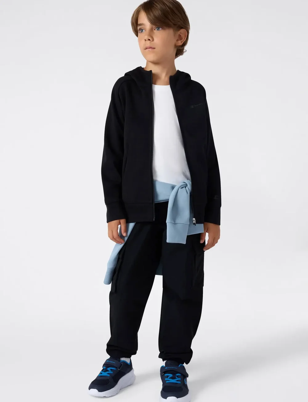 Champion - Full Zip Hoodie Sweatshirt - kapuzenpullover - black beauty - 4