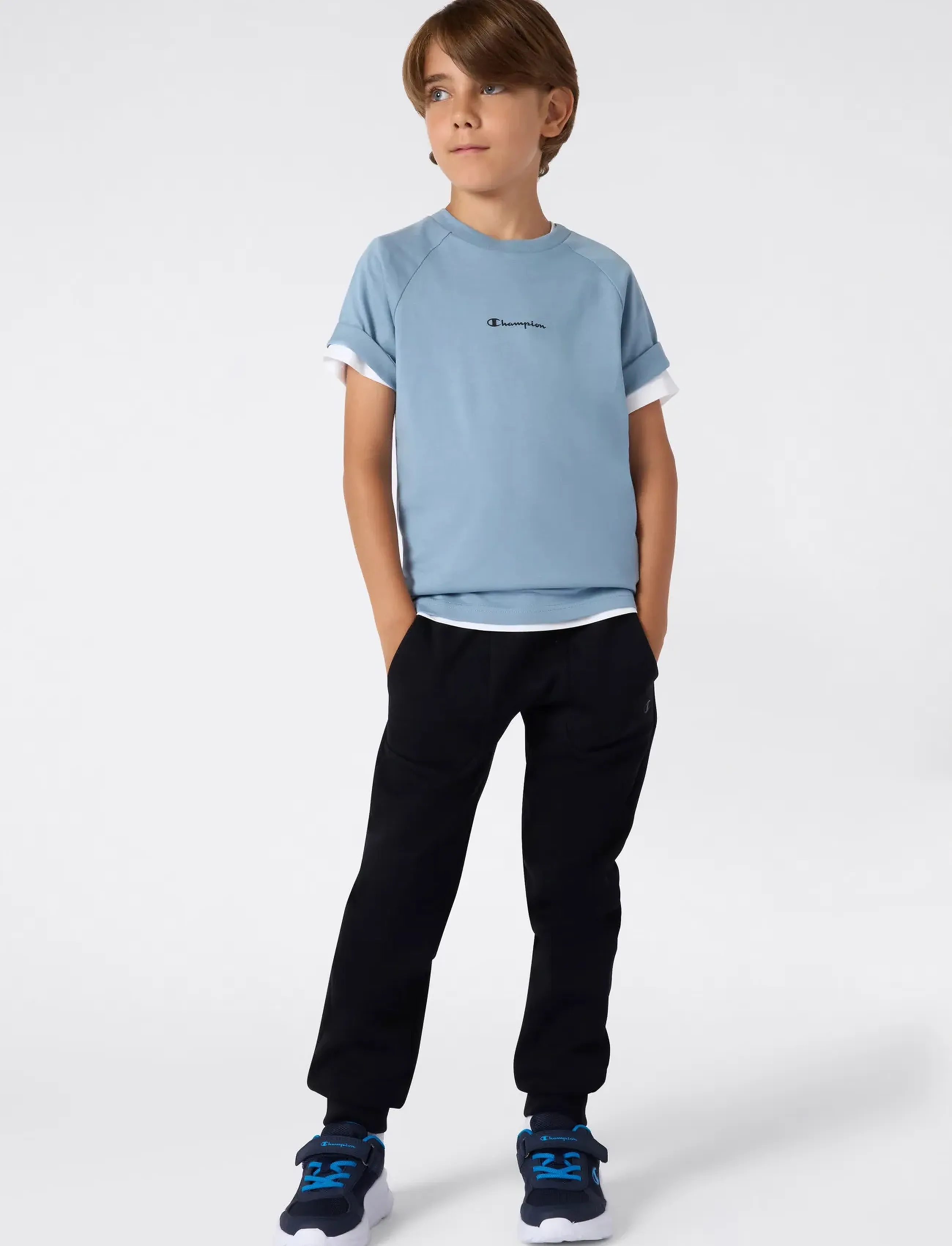 Champion - Cuffed Pants - sporthosen - black beauty - 4