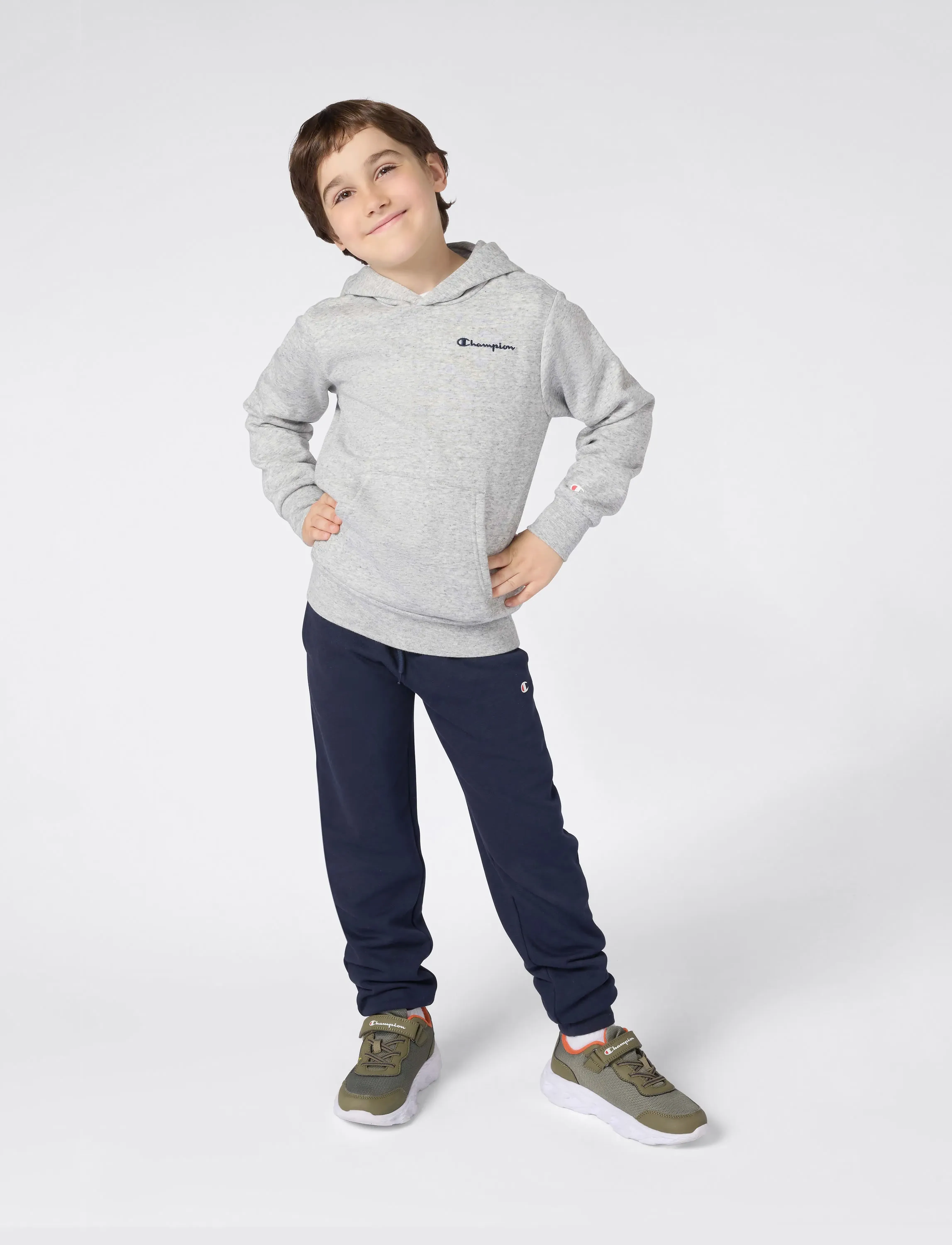 Champion Hooded Sweatshirt - Sweatshirts & Kapuzenpullover - EM021-NOXM-NS / grey