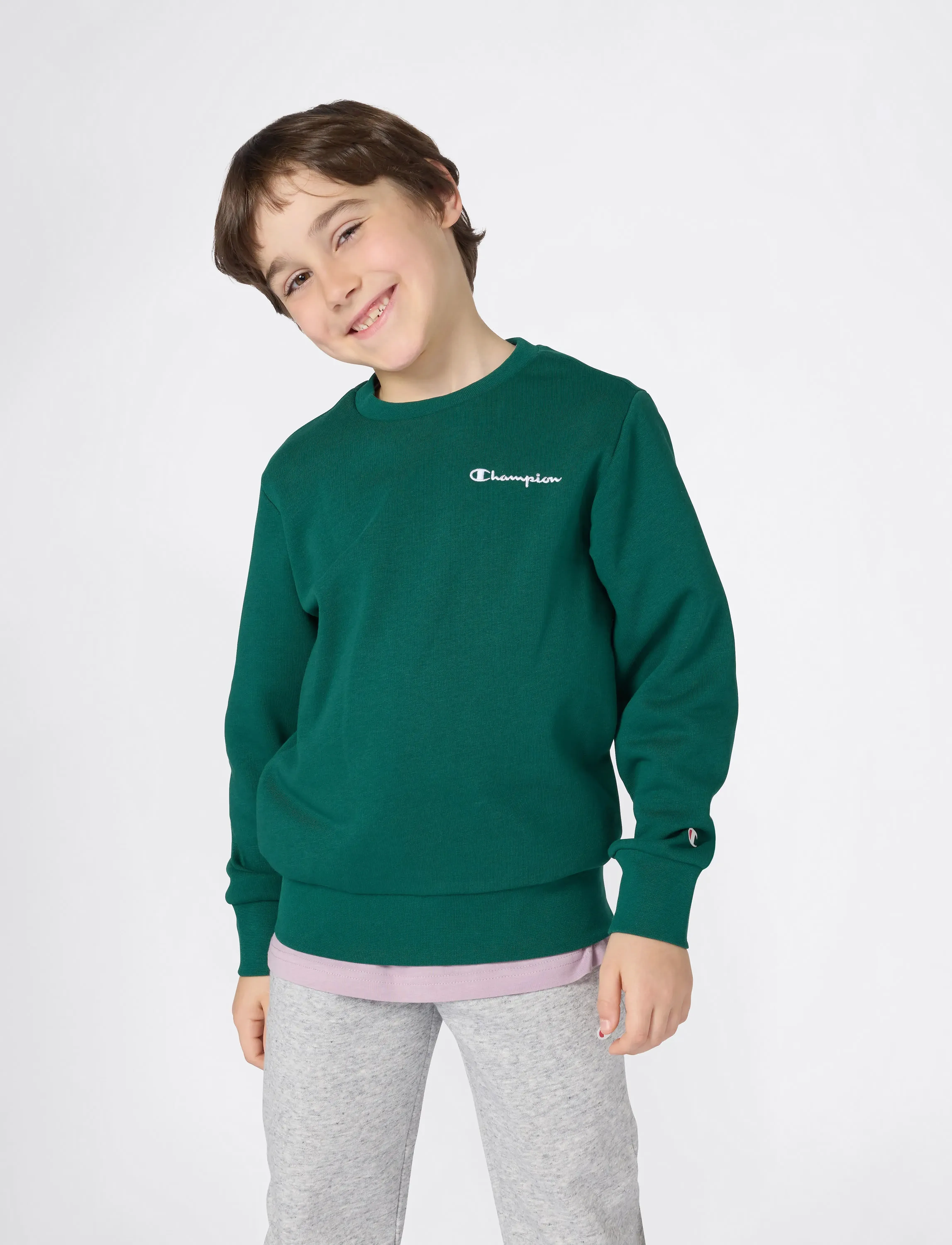 Champion - Crewneck Sweatshirt - sweatshirts - forest peak green - 4