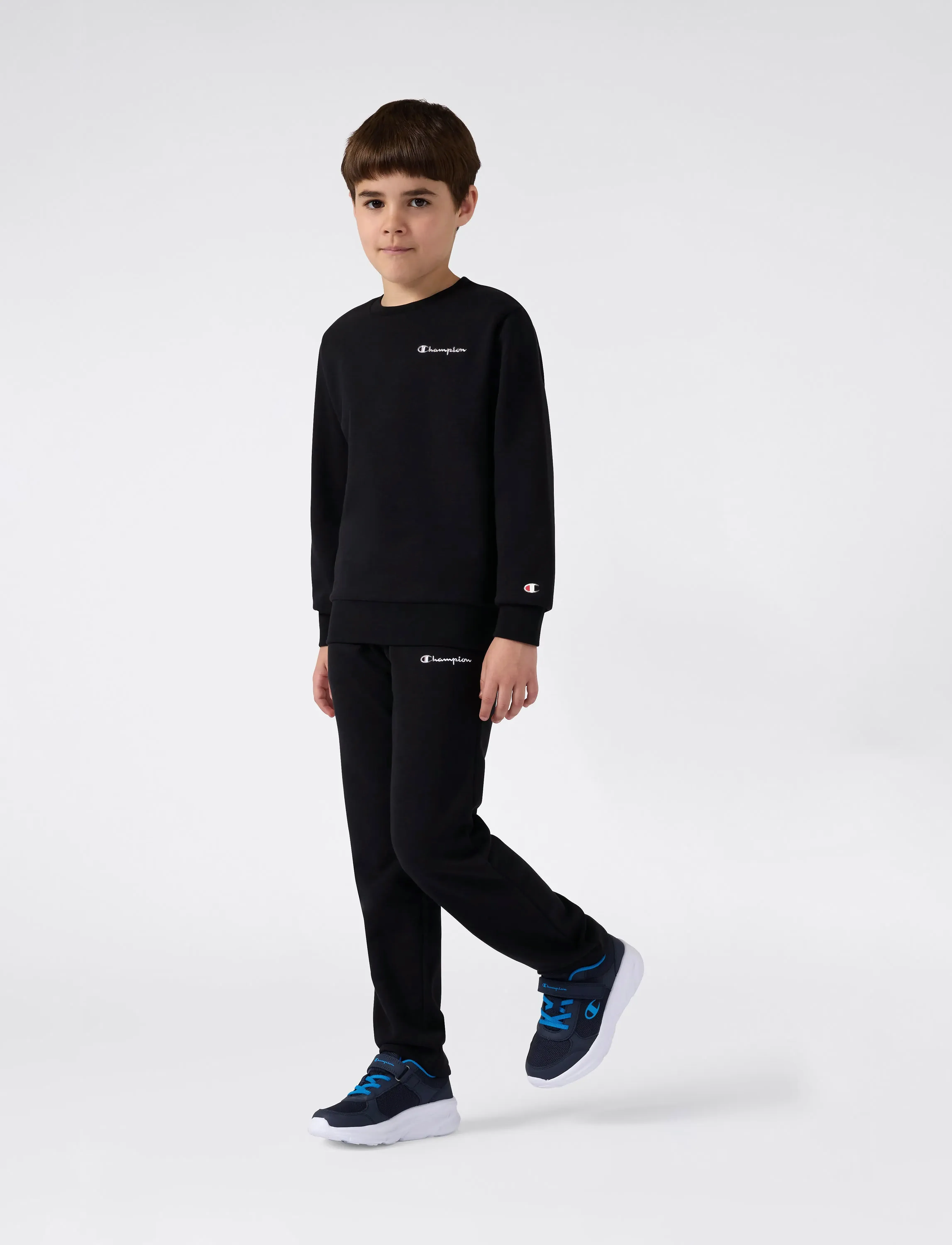 Champion Crewneck Sweatshirt, 138-143, Black, Sweatshirts & Hættetrøjer > Sweatshirts, Børn