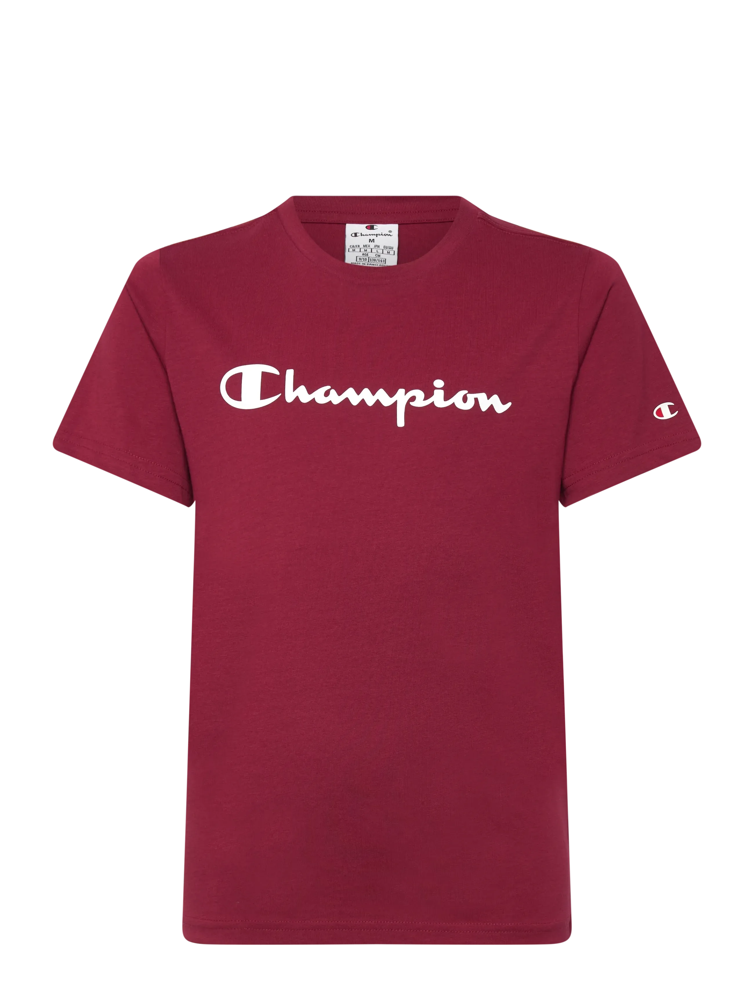 CHAMPION Ss Tee Burgundy - 162-167 - Kinder